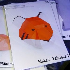 TIGER 3D ANIMAL SCULPTURE KIT PAPER CRAFT